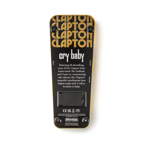 Dunlop Eric Clapton Cry Baby Wah EC95G PRE-ORDER!