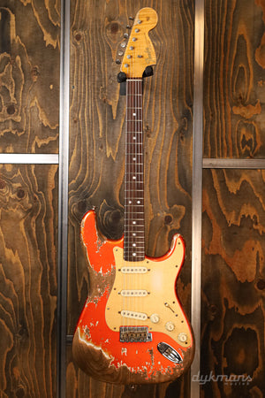 Fender Custom Shop Limited Edition Big Head Strat Super Heavy Relic Candy Tangerine 2019 Abigail Ybarra