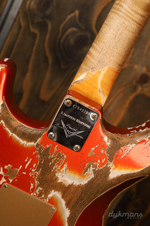 Fender Custom Shop Limited Edition Big Head Strat Super Heavy Relic Candy Tangerine 2019 Abigail Ybarra