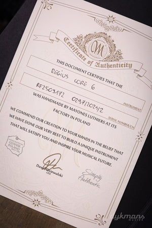 Mayones Regius Core 6 Galaxy Eye Black Gloss