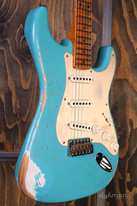 Fender Custom Shop LTD '58 Stratocaster Heavy Relic, Super Faded Aged Taos Turquoise