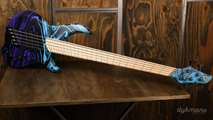 Dingwall Limited Edition NG3 "Nolly" Signature, 5-String, Purple-Blue Fade Swirl