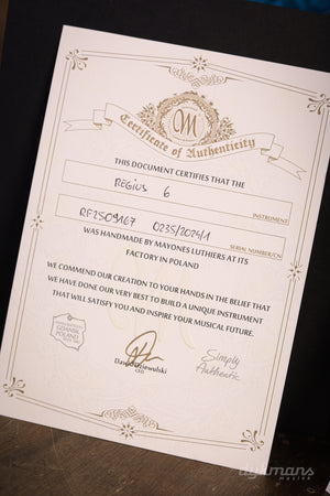 Mayones Regius 6 Supernova Blue Gloss