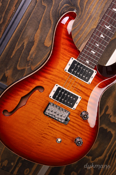 PRS CE24 Semi-Hollow Cherry Sunburst