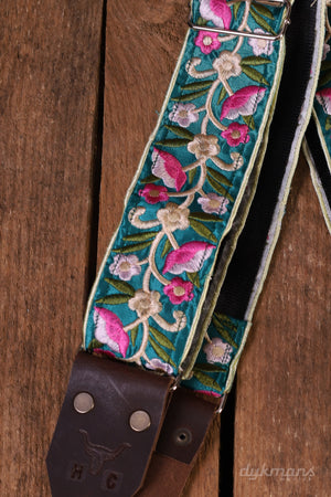 Holy Cow Custom Deep Green Pink Flower