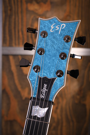 ESP Original Eclipse Custom Blue Liquid Metal