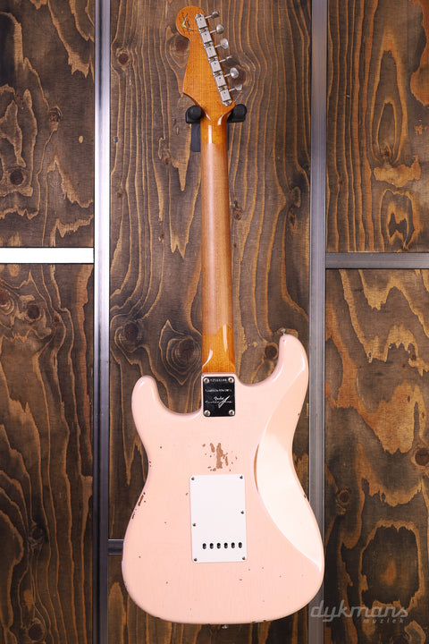 Fender Custom Shop Limited Edition '63 Stratocaster Relic Super Faded Aged Shell Pink b-stock