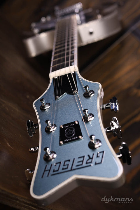 Gretsch G6134T-140 Limited Edition 140tg Double Platinum Penguin with string-thru Bigbsy