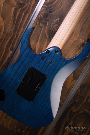 Ibanez Prestige RG653DX Transparent Deep Blue Flat