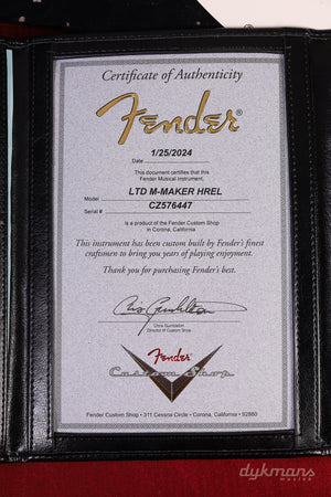 Fender Custom Shop Limited Edition Mischief Maker - Heavy Relic - Aged Black Over Pink Paisley