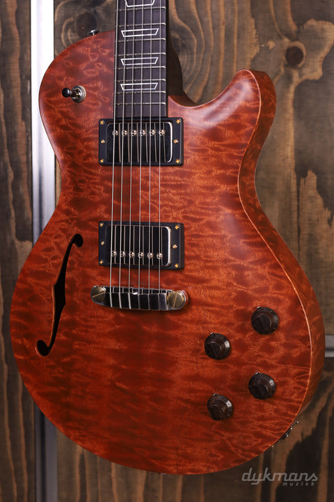 Patrick James Eggle Macon Single Cut Semi-Hollow Quilted Sapele