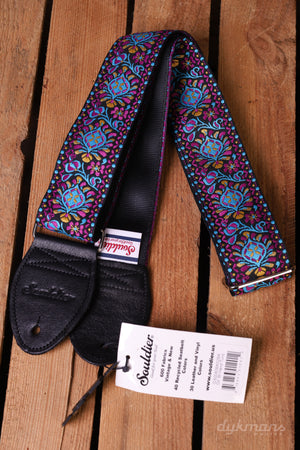 Souldier Guitar Strap Hendrix Purple Turquoise