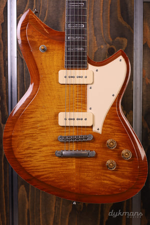 Novo Serus P2 Carve Top Flamed Maple Faded Tea Burst
