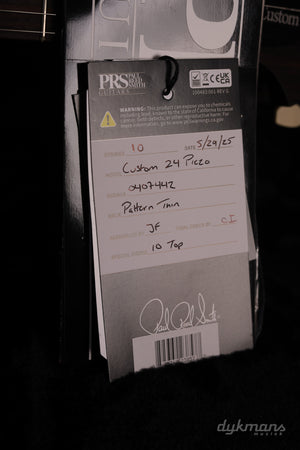 PRS Custom 24 Piezo Aurora Borealis 10-Top