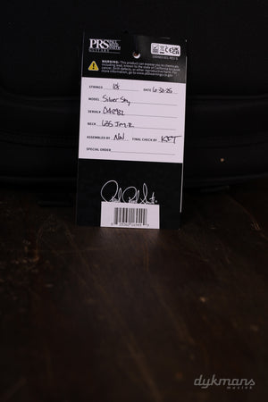 PRS Silver Sky Satin Faded Black Tee