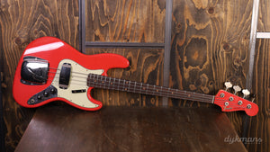 Fender Custom Shop '63 Jazz Bass Journeyman Relic Aged Fiesta Red