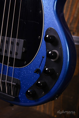 Music Man DarkRay 4 Custom Color Blue Sparkle PRE-OWNED