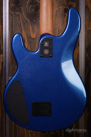 Music Man DarkRay 4 Custom Color Blue Sparkle PRE-OWNED