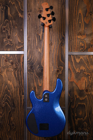 Music Man DarkRay 4 Custom Color Blue Sparkle PRE-OWNED