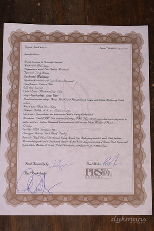 PRS Private Stock Orianthi Limited Edition