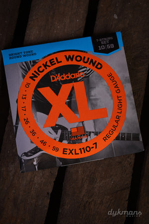 D'addario EXL110-7 Nickel Wound 10-59 7-string