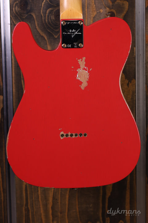 Fender Custom Shop Time Machine '63 Telecaster Relic Aged Fiesta Red