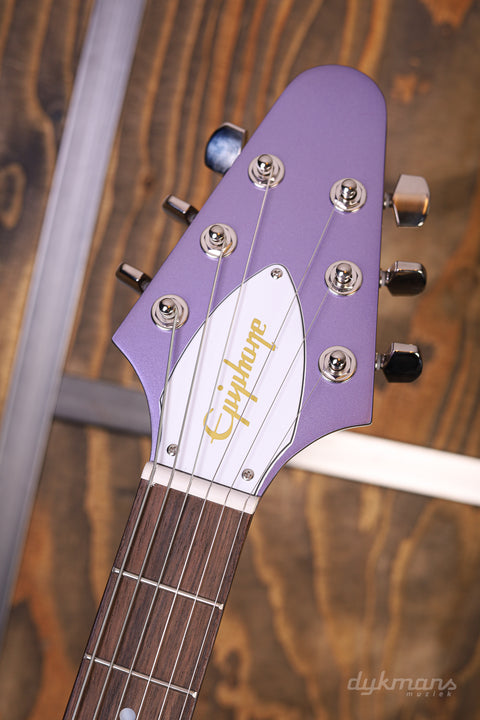 Epiphone Kirk Hammett 1979 Flying V Purple Metallic