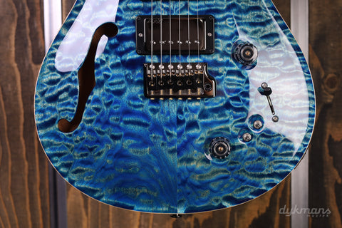 PRS Wood Library Special 22 Semi Hollow Quilt River Blue