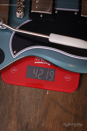 Epiphone 1964 SG Standard Reissue with Maestro Vibrola Pelham Blue