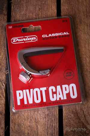 Dunlop Pivot Capo Classical Flat Satin Chrome