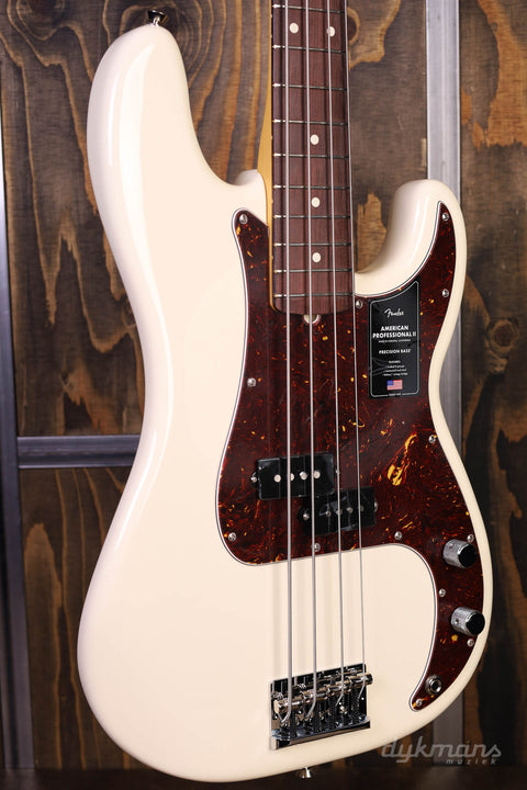 Fender American Professional II Precision Bass Olympic White