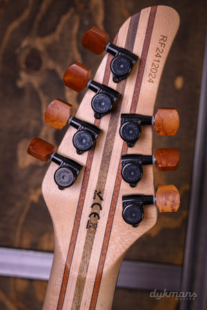 Mayones Regius 7 Buckeye Burl Master Grade Custom Color PRE-ORDER