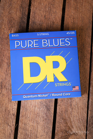 DR Strings Pure Blues 5 String Medium 45-125 Bass Strings