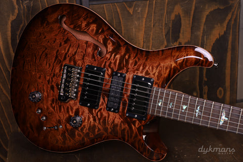 PRS Wood Library Special 22 Semi Hollow Quilt Copperhead Burst