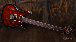 PRS SE Custom 24 Semi-Hollow Piezo Orange Tiger Burst