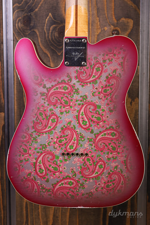 Fender Custom Shop Limited Edition dual pink P90 Relic Aged Pink Paisley Telecaster PRE-OWNED!