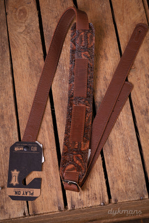 Levy's The Reiner Florentine On Padded Shoulder Strap With Buckle - Brown