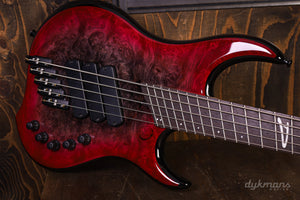 Dingwall Custom Shop Z3X-5 Buckeye Burl Black to Pink Reverse Burst