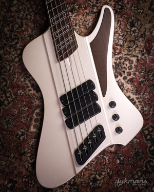 Dingwall Custom Shop D-Roc 5-string Ducati Matte Pearl White