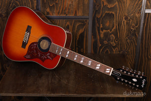 Epiphone Hummingbird 12-String Aged Cherry Sunburst Gloss