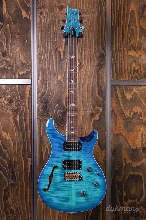 PRS SE Custom 24 Semi-Hollow Piezo Lake Blue