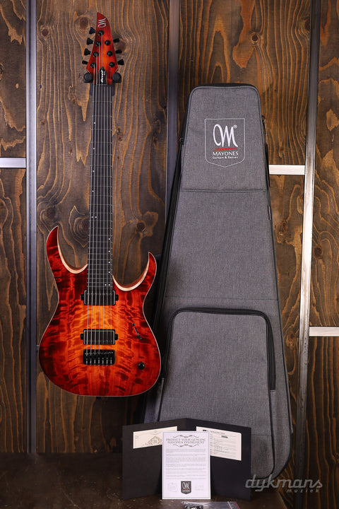 Mayones Duvell Elite 7 (26.5") Lava Burst