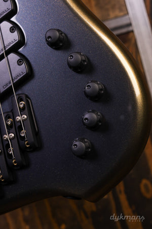 Dingwall Custom Shop Lee Sklar, 5-string Signature Black to Gold Burst Metallic