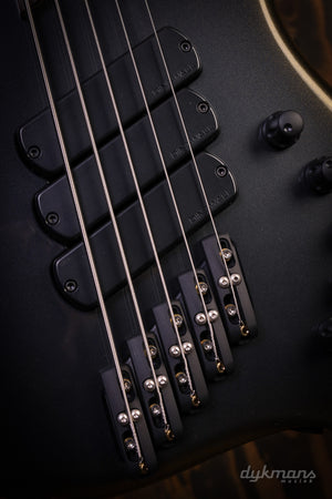 Dingwall Custom Shop Lee Sklar, 5-string Signature Black to Gold Burst Metallic