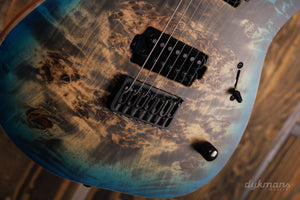 Mayones Duvell Elite 7 Trans Jeans Black 2 Tone Blue Burst