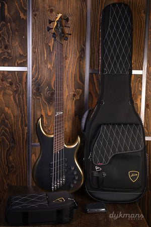Dingwall Custom Shop Lee Sklar, 5-string Signature Black to Gold Burst Metallic