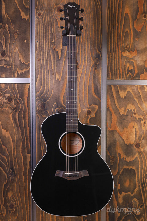 Taylor 214ce-BLK DLX + Free Taylor Strap!