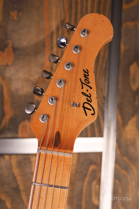 Del-Tone 60's S-Style 3-Tone Sunburst