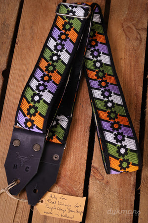 Holy Cow Real Vintage 60's Purple Orange Green Stripe