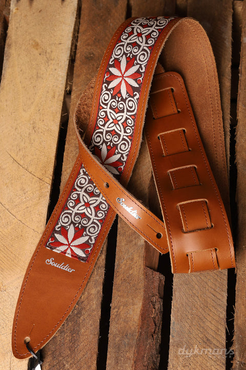 Souldier Guitar Strap Torpedo Dresden Star Brown Orange